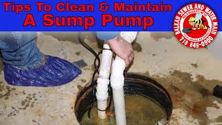 How To Clean amp Maintain A Sump Pump [upl. by Osmond293]