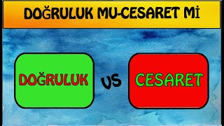 Doğruluk muCesaret mi ❓Zor Sorular ve Zor Görevler [upl. by Aihsirt394]