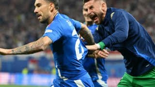 LA TELECRONACA DI FABIO CARESSA SUL GOL DI ZACCAGNI ITALIACROAZIA 11 italia euro2024 caressa [upl. by Ahsiek]