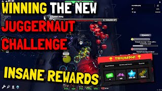 WINNING THE NEW JUGGERNAUT CHALLENGE MAP  ROBLOX TOWER DEFENSE SIMULATOR TDS [upl. by Nauqad363]