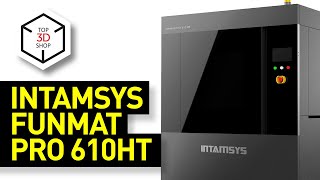 Intamsys Funmat Pro 610HT Overview LargeFormat DualExtrusion Industrial 3D Printer [upl. by Nnil]