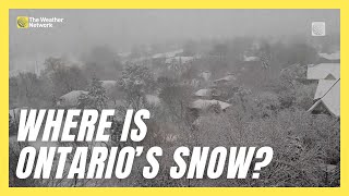 Where Is All the Snow This Season in Ontario [upl. by Cyrie]