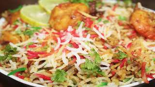 Prawns Biryani Recipe  Simple and Quick Prawns Biryani  Jhinga Biryani  Kolambi bhaat [upl. by Htnamas]