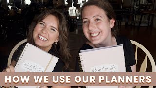 How We Use Our Planners  Big VS Mini  with Kelsey amp Thérèse [upl. by Concettina]