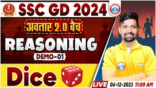 SSC GD New Vacancy 2024  SSC GD Reasoning Demo 1 अवतार 20 बैच Dice Reasoning By Sandeep Sir [upl. by Ajiak783]