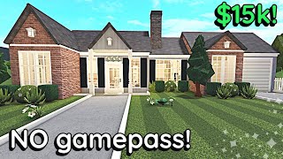 Realistic Bloxburg NO GAME PASS House Build Tutorial Part 1 [upl. by Dimah]