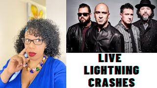 First time listening to LIVE  LIGHTNING CRASHES  REACTION [upl. by Aldrich]