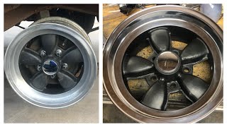 Mag wheel restorationpolish DIY [upl. by Ahsitahs]