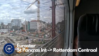 Eurostar Journey St Pancras International  Rotterdam Centraal [upl. by Sturdivant]