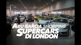 ABU GARCIA SHOPPING SUPERCARS DI LONDON  Aventador SVJ  Mclaren 600LTMSO  DB11 AMR  G63 AMG [upl. by Neukam467]