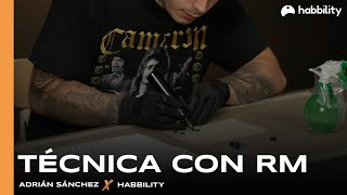 Técnicas de Relleno con Aguja Para Tatuar Round Magnum  Adrián Sánchez  Curso Tatuador [upl. by Trinity]