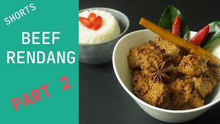 Beef Rendang Prepping To Cook Shorts [upl. by Xerxes]