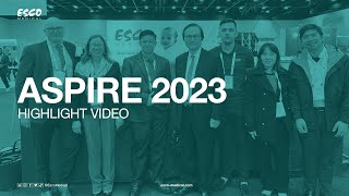 ASPIRE 2023 Highlights  Esco Medical [upl. by Bradski]