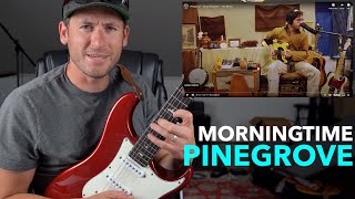 Guitar Teacher REACTS PINEGROVE quotMorningtimequot  LIVE Amperland NY [upl. by Atinnod]