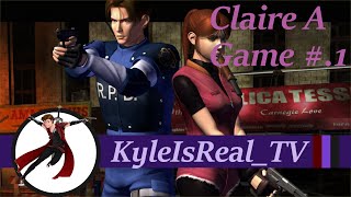 Lets play RE2 HD Project Claire A [upl. by Yrehc60]