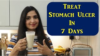 Best Home Remedy For STOMACH ULCER  Cure ULCER ACIDITY in 7 Days Samyuktha Diaries gastritis [upl. by Inavihs]