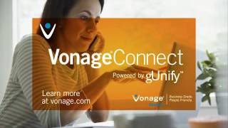 Vonage Connect powered by gUnify™  Salesforce CRM [upl. by Assirehs526]