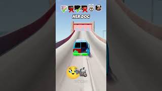 Help Me Get My Crush Attention In A Car Jump Challenge 😥⚡ shorts beamngdrive [upl. by Pepper874]