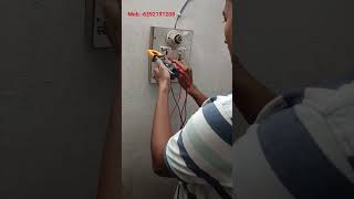 clamp metre se voltage check karte hueacrepairingcourse pragatiinstitute viralviralvideo [upl. by Cung994]