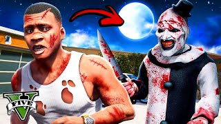 GTA 5 Encuentro al PAYASO ART 🤡🔪 de TERRIFIER [upl. by Alyos]