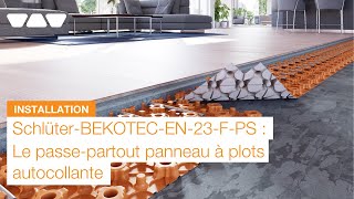 SchlüterBEKOTECEN23FPS Panneau à plots pour des constructions de revêtement sans fissure [upl. by Garnett]