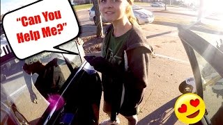 Girls Car Breaks Down  This is why you should buy a Honda Grom  Bad Drivers [upl. by Ynnob]