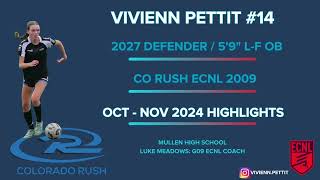 ECNL Showcase  Fall Highlights 2024 [upl. by Aleihs]