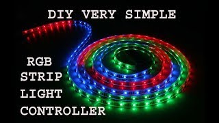 DIY RGB LED Strip controller  How to make RGB Strip LED controller video in HindiUrdu [upl. by Ahseid167]