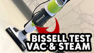 Bissell PowerFresh Vac amp Steam Test on Porcelain Tile [upl. by Jepson]