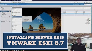 How To Install Windows Server 2019 on VMWare ESXi 67 [upl. by Esille359]