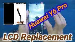 Huawei Y6 Pro 2019 MRDLX2 LCD Replacement [upl. by Aliakam775]