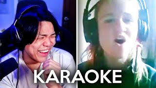 hice karaoke con seguidores 😂 [upl. by Wilkey]