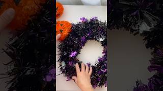 Therapeutically Relaxing Halloween wreath 🎃 diy disneyhalloween halloweendecorations [upl. by Dutchman695]