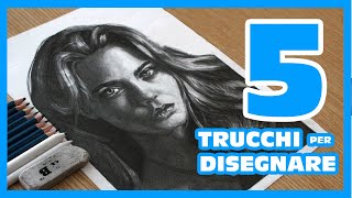 5 TRUCCHI per migliorare qualsiasi DISEGNO ♦ Sergio Piyadi Art [upl. by Anahsohs]