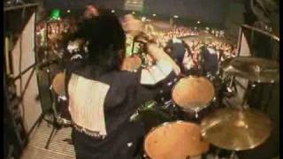 Joey Jordison 1 playing Eyeless live [upl. by Nauqet82]