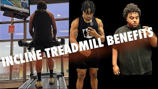 Incline Treadmill Benefits  1000 Calorie Cardio Workout  200 pound Weight Loss vlog weightloss [upl. by Annadiane]