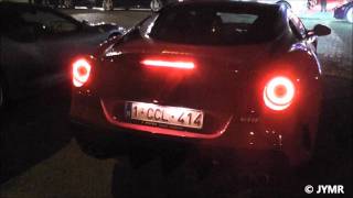 Ferrari and Maserati at Noxx Antwerp  1080p HD [upl. by Akimit407]