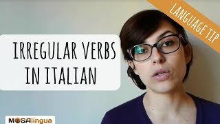 Irregular Verbs in Italian  Italian Grammar Hacks [upl. by Norine765]