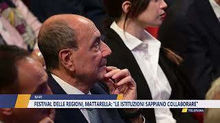 BARI FESTIVAL DELLE REGIONI MATTARELLA quotLE ISTITUZIONI SAPPIANO COLLABORAREquot [upl. by Ycul]