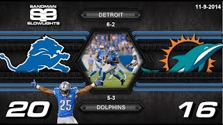 Lions Vs Dolphins Slowlights 2014 [upl. by Otilia]