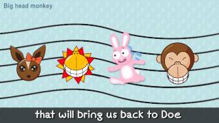 DOREMI song  Accompaniment version Best English Nursery Rhyme [upl. by Alcott822]