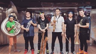 Lucky Chops  Danza 2016 Live in the NYC Subway [upl. by Nanam857]