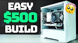 500 PC Build Guide – Best Budget Gaming PC 2024 [upl. by Glanti703]