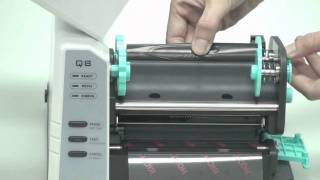 Postek Q8 Barcode Printer  Setup and Print [upl. by Dosia]