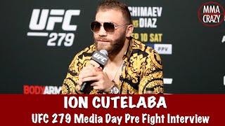 Ion Cutelaba on Johnny Walker Im going to remove him  UFC 279 [upl. by Ruosnam567]