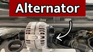 How to Replace an Alternator on VW Jetta 2011 [upl. by Nile]