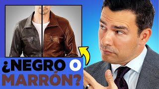 ¿Qué Es Más Atractivo Chaquetas de Cuero Negras vs Marrones  AskAntonio [upl. by Lawtun352]