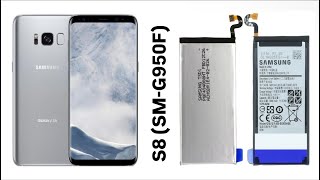 Samaung Galaxy S8 SMG950F Battery Replacement [upl. by Esinek954]