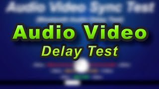 Bluetooth Delay test Audio Video Sync Test [upl. by Einnil]