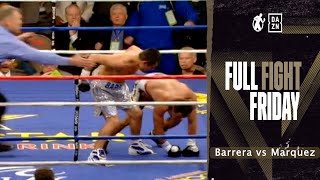 Full Fight  Marco Barrera vs Juan Manuel Marquez Mexico vs Mexico Super Feather Title FREE [upl. by Ylas]